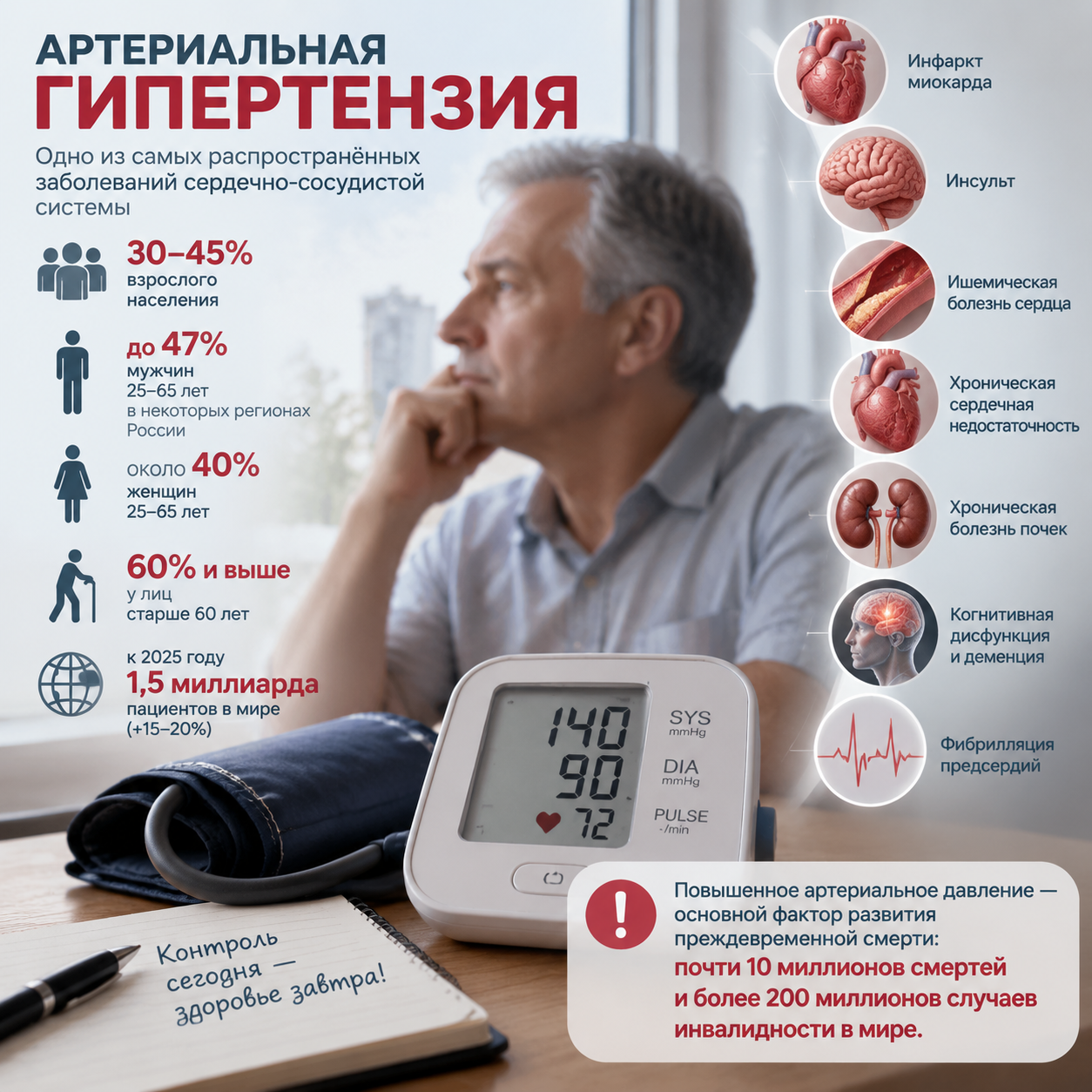 Эпидемиология артериальной гипертензии
