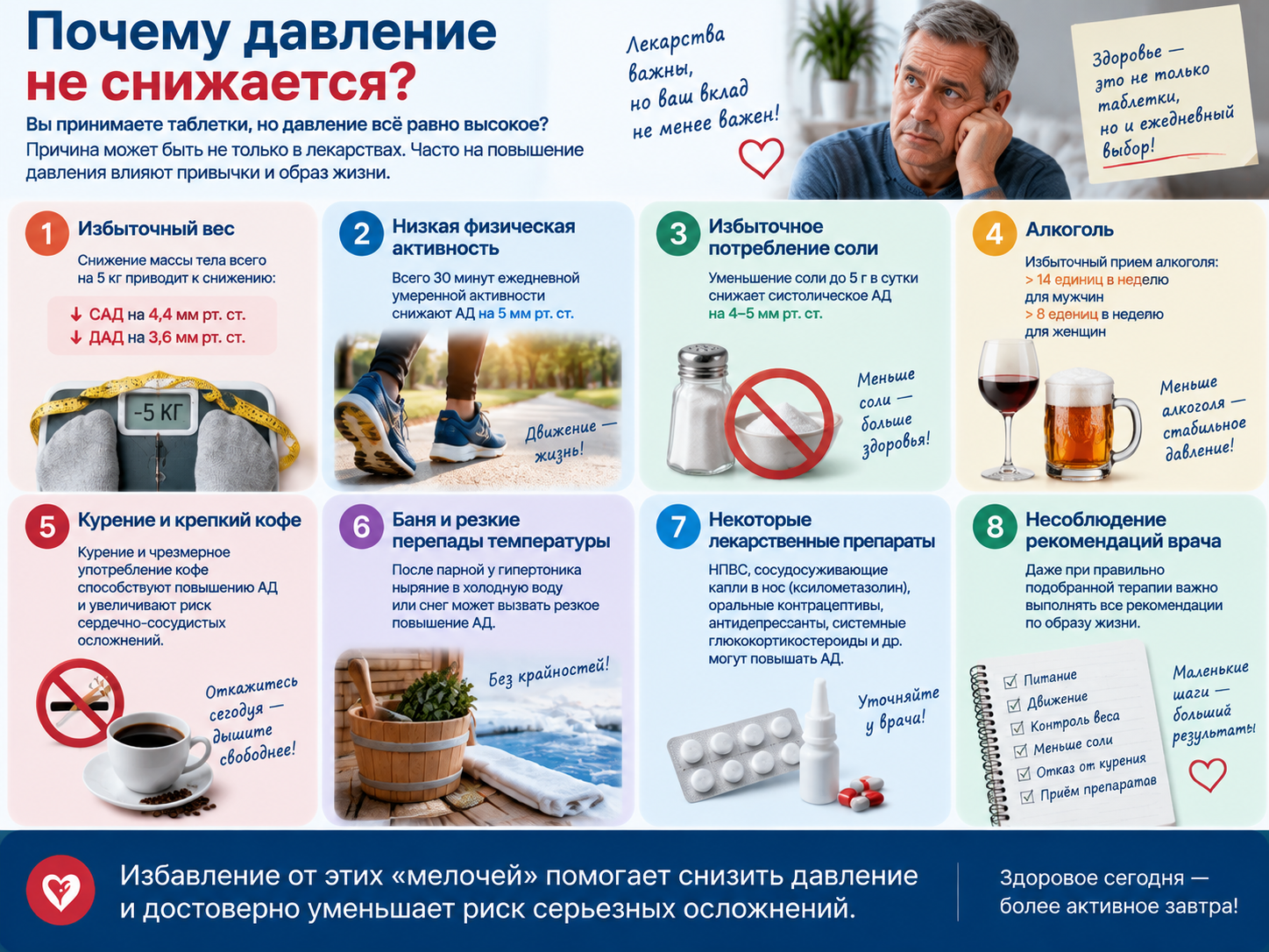 Причины повышения АД