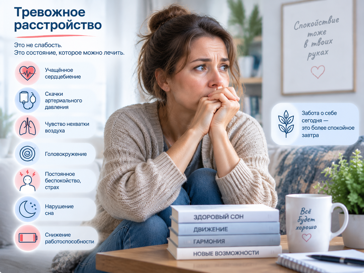 Тревожные расстройства в кардиологии