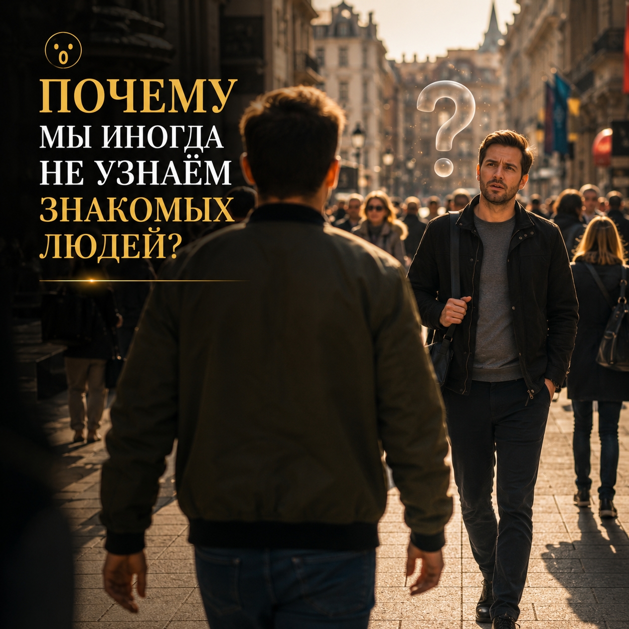 😮 Почему мы иногда не узнаём знакомого человека в неожиданном месте? 👋