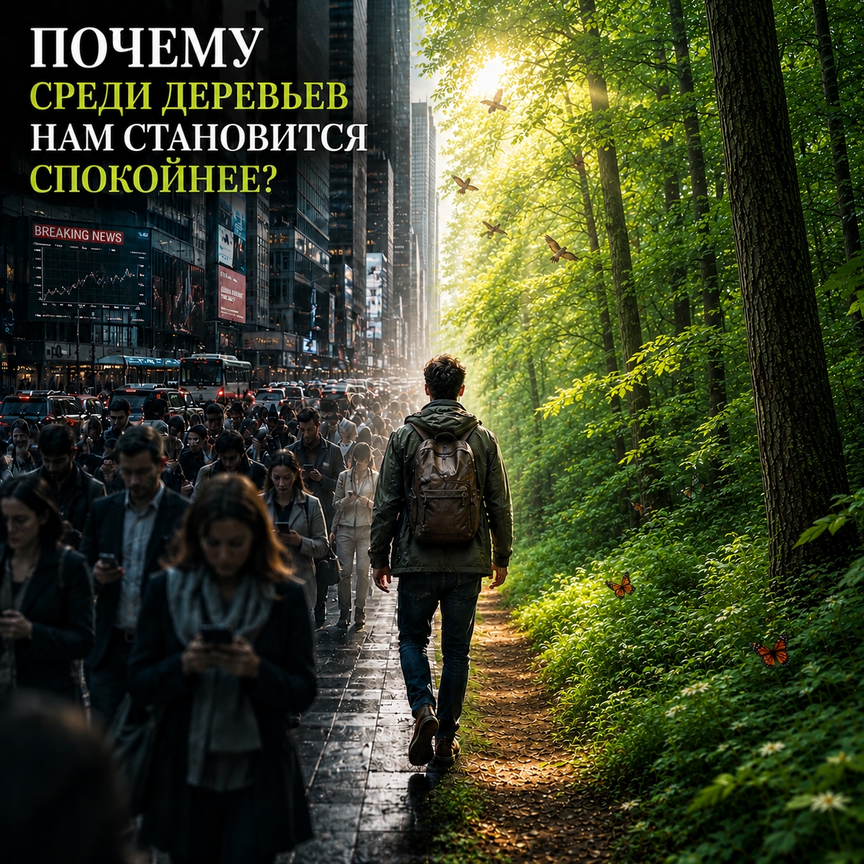 🌳 Почему нам так хорошо среди деревьев? 💚🌿