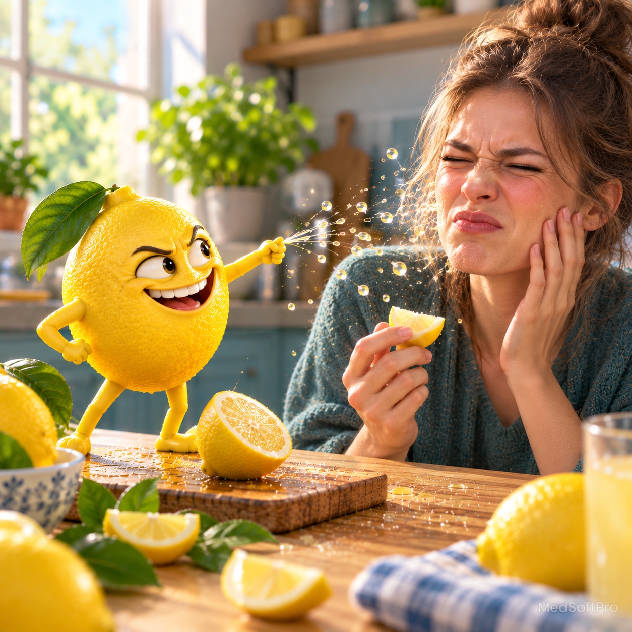 🍋 Почему от кислого «сводит» челюсть?